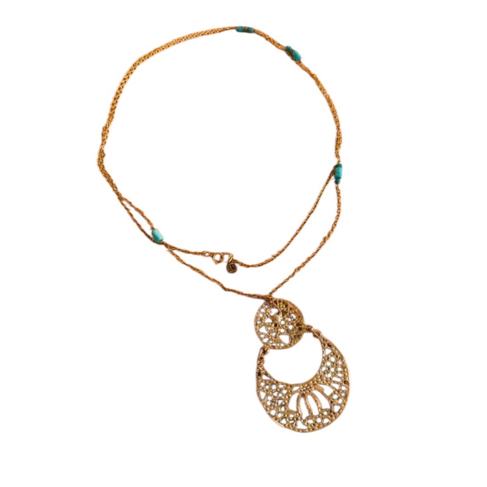 Thin long American Eagle necklace and pendent - Picture 8 of 8